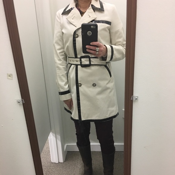 Tory Burch amazingly gorgeous canvas trench coat - Picture 7 of 7